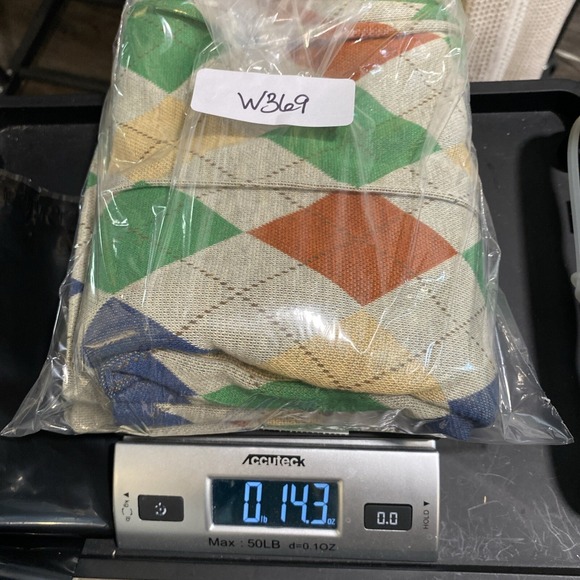 Free People Rita Flare Argyle Plaid Pants Medium Hippie Boho Sunset Combo - Picture 12 of 12